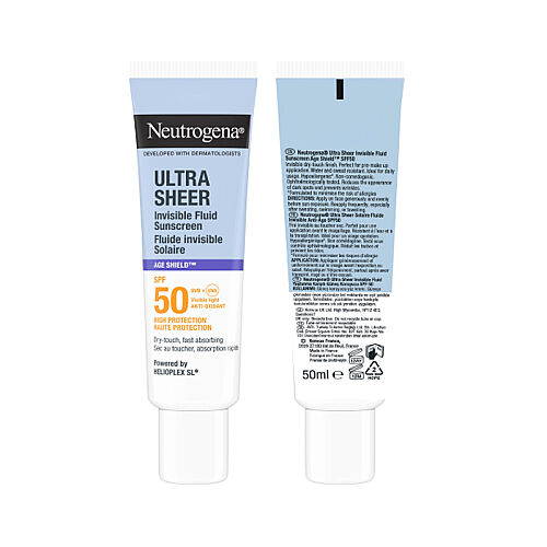 Neutrogena Ultra Sheer Fluide Invisible Age Shield Spf50+ Güneş Kremi 50 ml - Neutrogena (1)