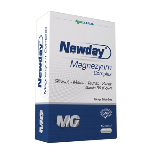 Newday Magnezyum Complex Takviye Edici Gıda 60 Kapsül - 1