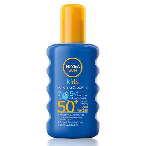 Nivea Çocuk Nemlendirici Güneş Spreyi SPF50 200ml - Nivea