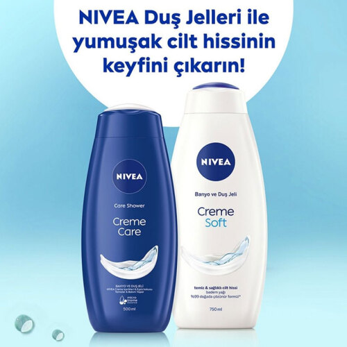 Nivea Creme Soft Banyo ve Duş Jeli 750 ml - 5