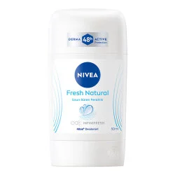 Nivea Kadın Stick Deodorant Fresh Natural 50 ml - Ter Kokusuna Karşı 48 Saat Koruma - 1