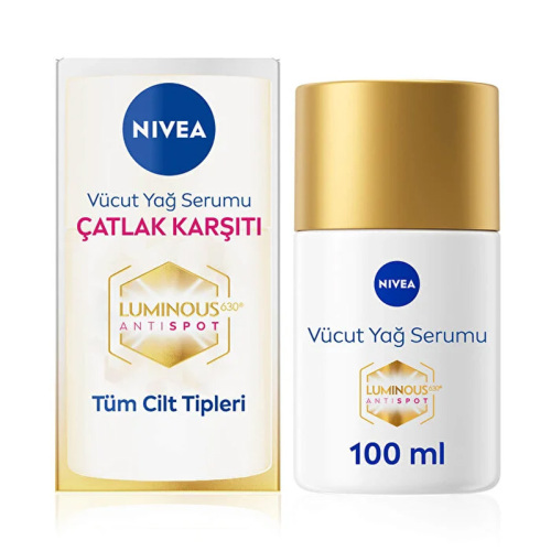 Nivea Luminous630 Çatlak Karşıtı Vücut Yağ Serumu 100 ml - 1