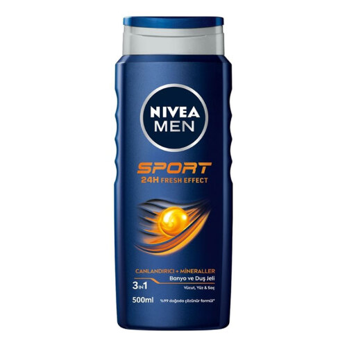 Nivea Men Sport Banyo ve Duş Jeli 500 ml - 1