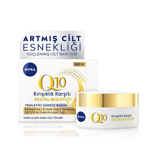 Nivea Q10 Ekstra Besleyici Gündüz Bakım Kremi Spf15+ 50 ml - 1
