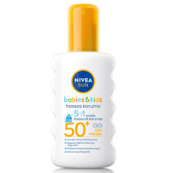 Nivea Sun SPF50 Çocuklar İçin Hassas Güneş Koruyucu Vücut Spreyi 200 ml - 1