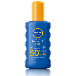 Nivea Sun SPF50 Yüksek Güneş Koruyucu ve Nemlendirici Vücut Spreyi 200 ml - 1