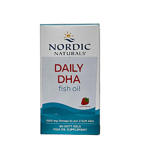 Nordic Naturals Daily FHA Fish Oil Çilek Aromalı 60 Kapsül - Nordic Naturals (1)