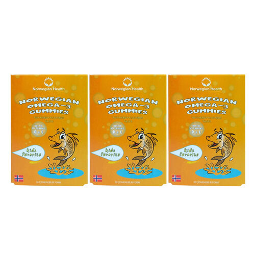 Norwegian Health - Norwegian Health Omega 3 Gummies Takviye Edici Gıda 3x30 Jel Form