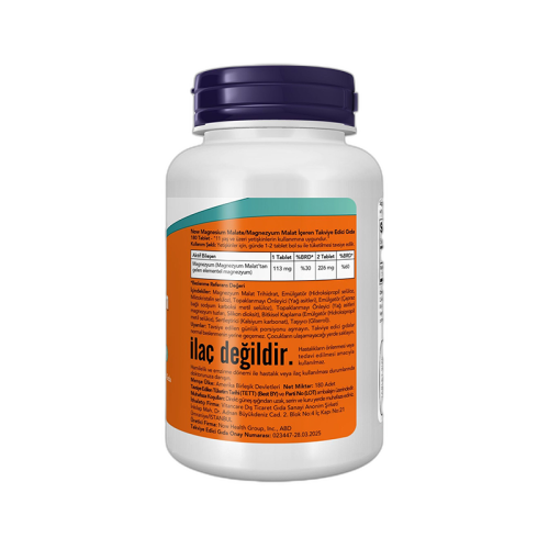 Now Magnesium Malate 180 Tablet - Now (1)