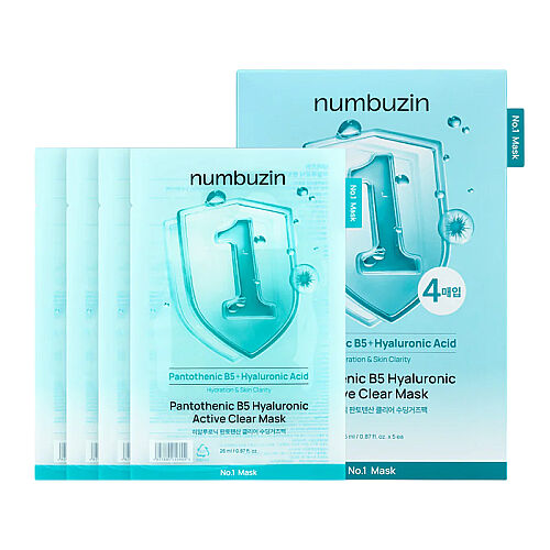 Numbuzin No-1 Pantothenic B5 Hyaluronic Active Clear Mask - 1 Adet - Numbuzin