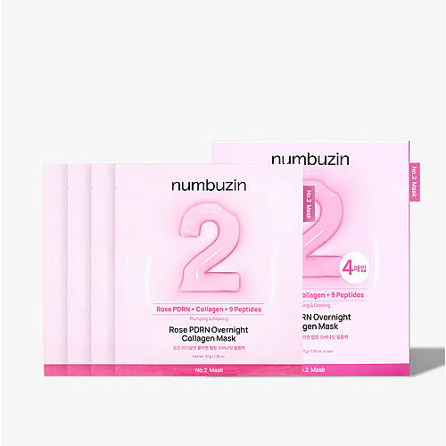 Numbuzin No-2 Rose PDRN Overnight Collagen Mask 1 Adet - Numbuzin