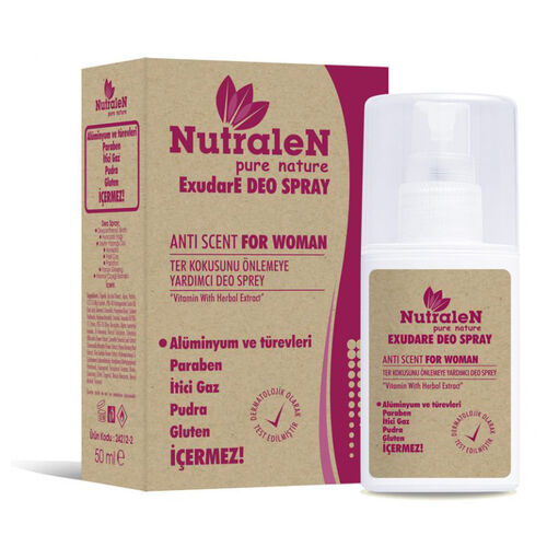 Nutralen ExudaE Deo Spray Anti Scent For Women 50 ml - Diğer