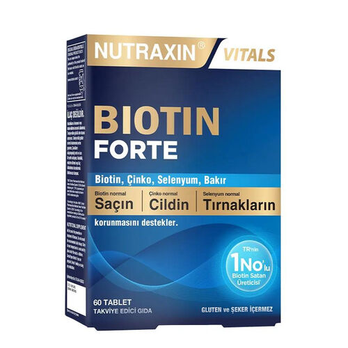 Nutraxin Biotin Forte 60 Tablet Takviye Edici Gıda - 1