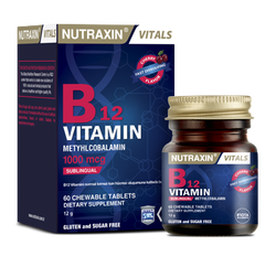 Nutraxin Vitals B12 Vitamin 60 Tablet - Nutraxin