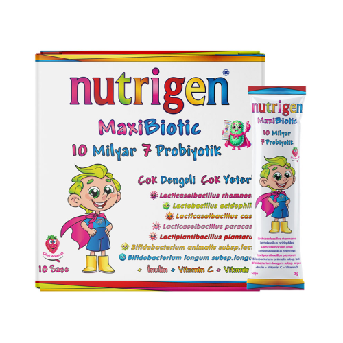 Nutrigen Maxibiotic Probiyotik 10 Saşe İçeren Takviye Edici Gıda - 1