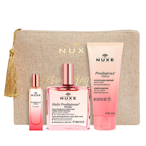 Nuxe Huile Prodigieuse Floral Bakım SETİ Çanta HEDİYELİ - Nuxe