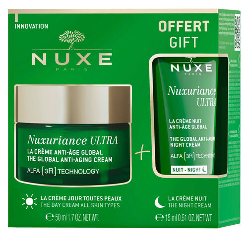 Nuxe Nuxuriance Ultra Yaşlanma Karşıtı Kremi 50 ml + 15 ml Gece Kremi HEDİYE - Nuxe