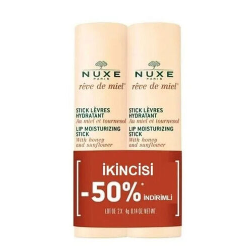 Nuxe Reve De Miel Stick Levres 4gr - İKİNCİSİ %50 İNDİRİMLİ - Nuxe