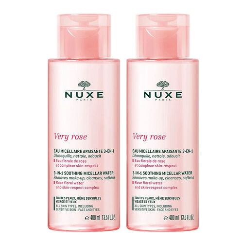Nuxe Very Rose 3’ü 1 Arada Micellar Su 400 ml Avantajlı Paket - Nuxe