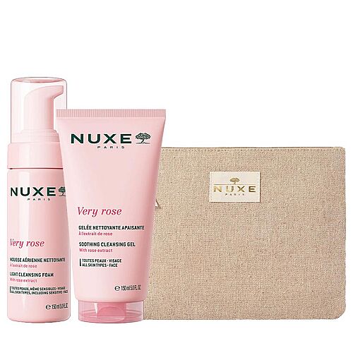 Nuxe Very Rose Bakım Seti - Makyaj Çantası HEDİYELİ - Nuxe