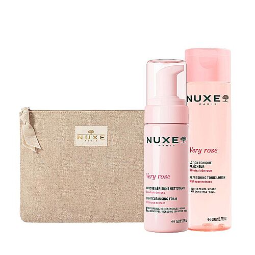 Nuxe Very Rose Bakım Seti2 Makyaj Çantası HEDİYELİ - Nuxe