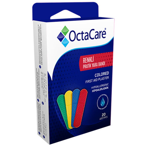 OctaCare Renkli Pratik Yara Bandı 20 Adet - Diğer