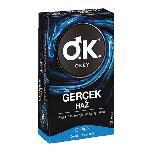 Okey Gerçek Haz Prezervatif 12 Adet - Okey