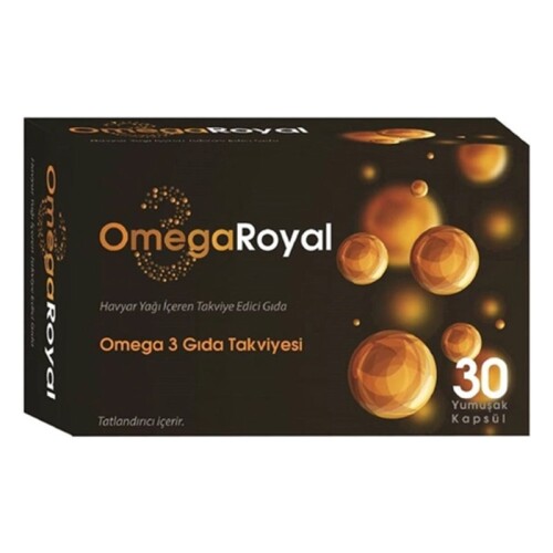 Omega Royal Omega 3 Takviye Edici Gıda 30 Yumuşak Kapsül - Omega Royal