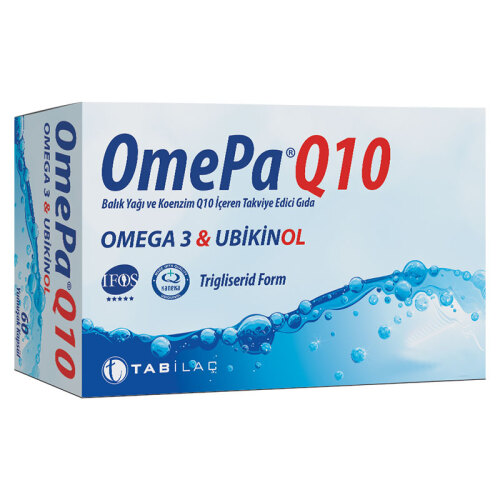 Omepa-Q10 Omega 3 Ubiquinol 90 Kapsül - 1