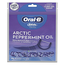 Oral-B Glide Arctic Peppermint O Çatal Diş İpi Kürdanlı 75 Adet - 1