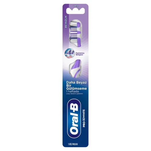 Oral-B Pro-3D White Diş Fırçası - Orta - Oral-b