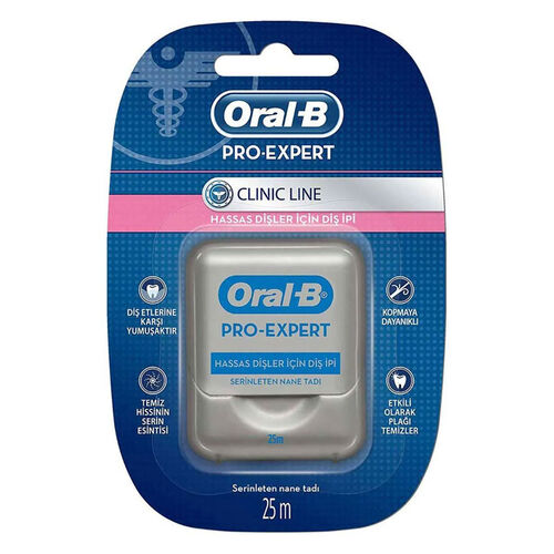 Oral-B Pro Expert Clinic Line Hassas Dişler için Diş İpi 25 Metre - Oral-b