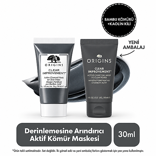 Origins Clear Improvement Gözenek Karşıtı Aktif Kömür Maskesi 30 ml - Origins (1)