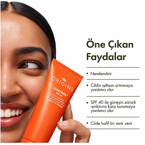 Origins Ginzing SPF 40 Canlandırıcı Renkli Nemlendirici 50 ml- Açık-Orta - 3