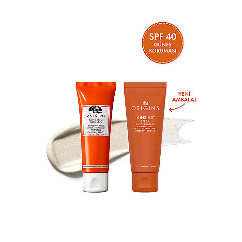 Origins Ginzing SPF 40 Canlandırıcı Renkli Nemlendirici 50 ml- Orta - Origins (1)