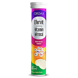 Orzax Efervit Multivitamin ve Mineral 20 Tablet - 1