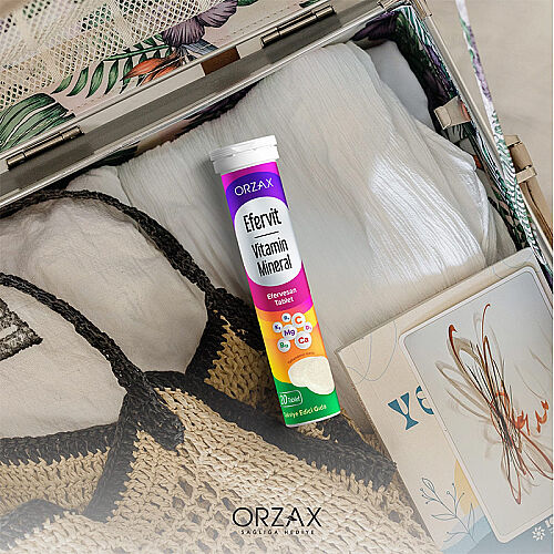 Orzax Efervit Multivitamin ve Mineral 20 Tablet - 4