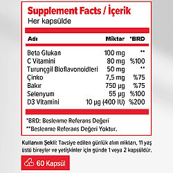 Orzax İmunol Complex Takviye Edici Gıda 45 Kapsül - 2