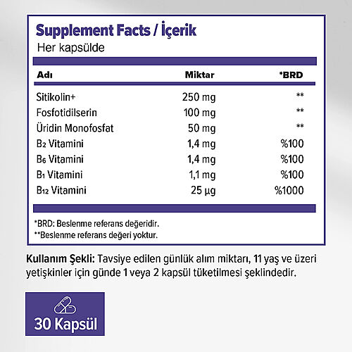 Orzax Ocean Cogniven Takviye Edici Gıda 30+6 Kapsül - Orzax (1)
