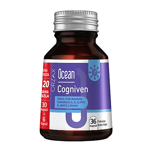 Orzax Ocean Cogniven Takviye Edici Gıda 30+6 Kapsül - Orzax