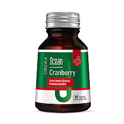 Orzax Ocean Cranberry Turna Yemişi Ekstresi 30 Tablet Takviye Edici Gıda - 1