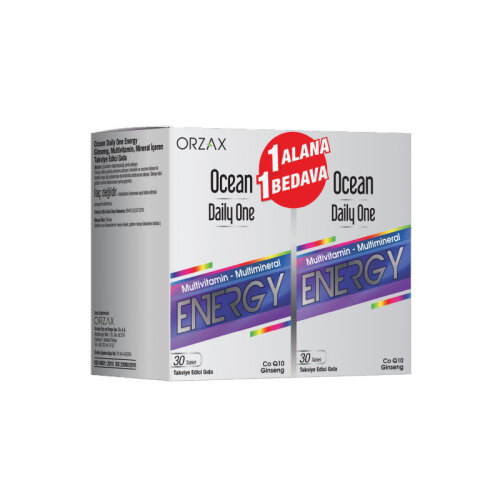 Orzax Ocean Daily One Energy 30 Tablet - 1 ALANA 1 BEDAVA - 1