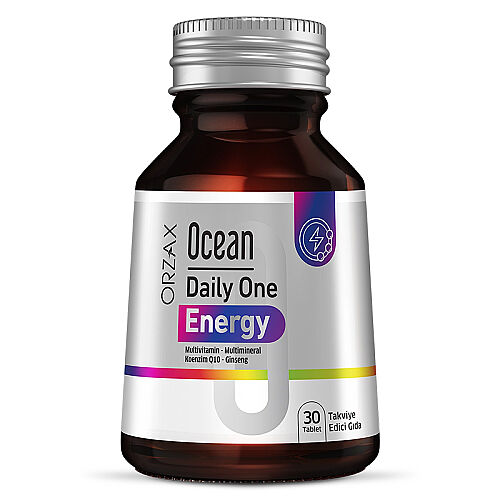 Orzax Ocean Daily One Energy 30 Tablet - Takviye Edici Gıda - Orzax