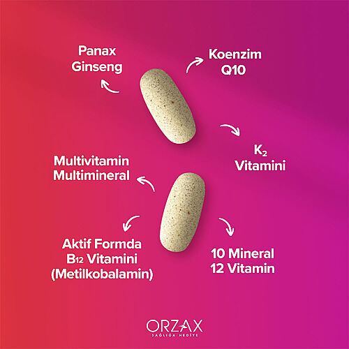 Orzax Ocean Daily One Energy 30 Tablet - Takviye Edici Gıda - 3