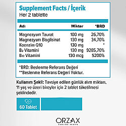 Orzax Ocean ExtraMag Migra Takviye Edici Gıda 60 Tablet - 3