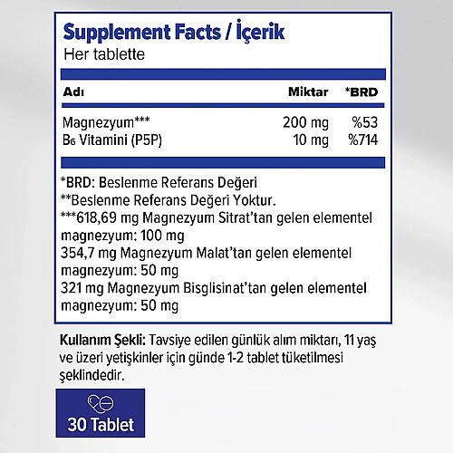 Orzax Ocean ExtraMag Üçlü Magnezyum Kombinasyonu 60 Tablet - Orzax (1)