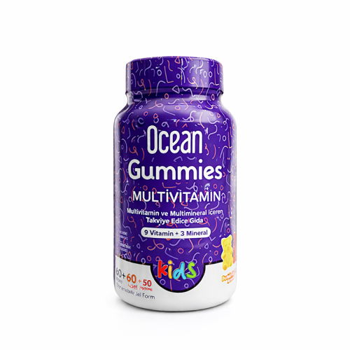Orzax Ocean Gummies Multivitamin Kids Çiğnenebilir 120 Tablet - Orzax