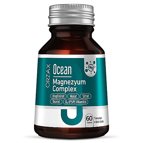 Orzax Ocean Magnezyum Complex Takviye Edici Gıda 60 Tablet - Orzax