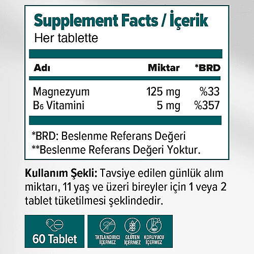 Orzax Ocean Magnezyum Complex Takviye Edici Gıda 60 Tablet - Orzax (1)