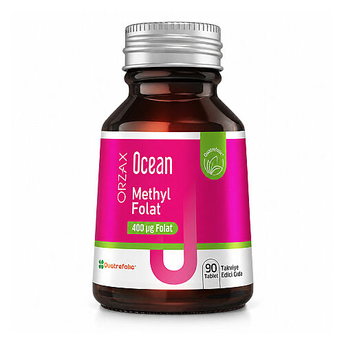 Orzax Ocean Methyl Folat Takviye Edici Gıda 90 Tablet - Orzax